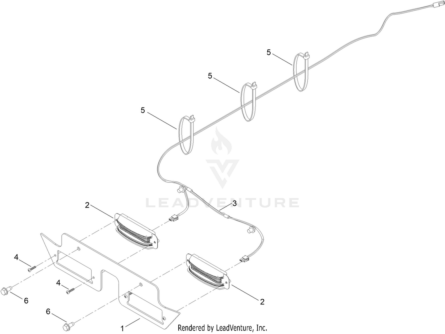 LED Light Kit Assembly No. 140-2056