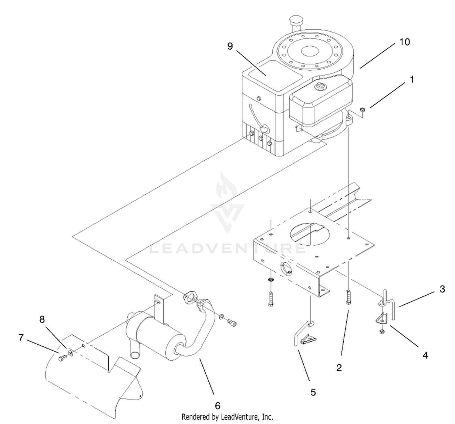 Engine System Components Assembly