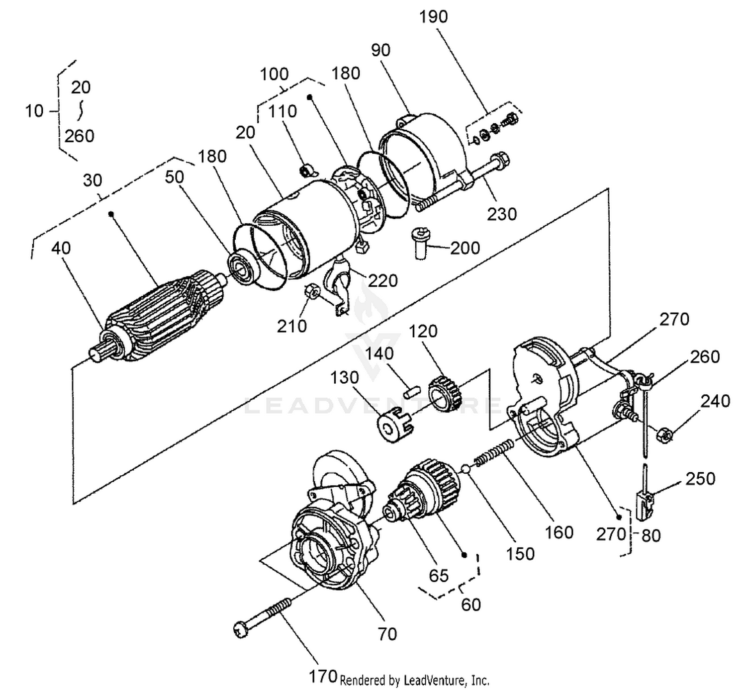 Starter (Component Part) Assembly