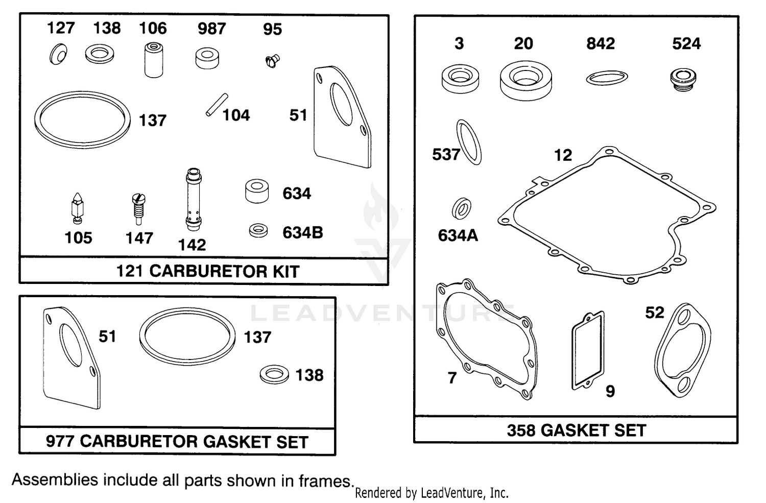 Engine Briggs  Stratton Model 286707-0453-01 8