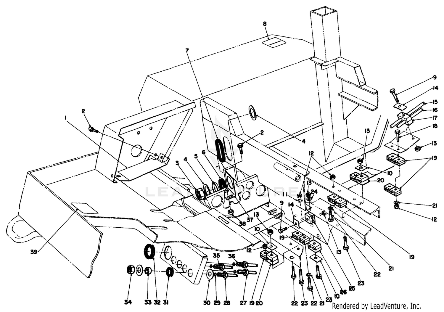 Hydraulic Line Clamps Assembly