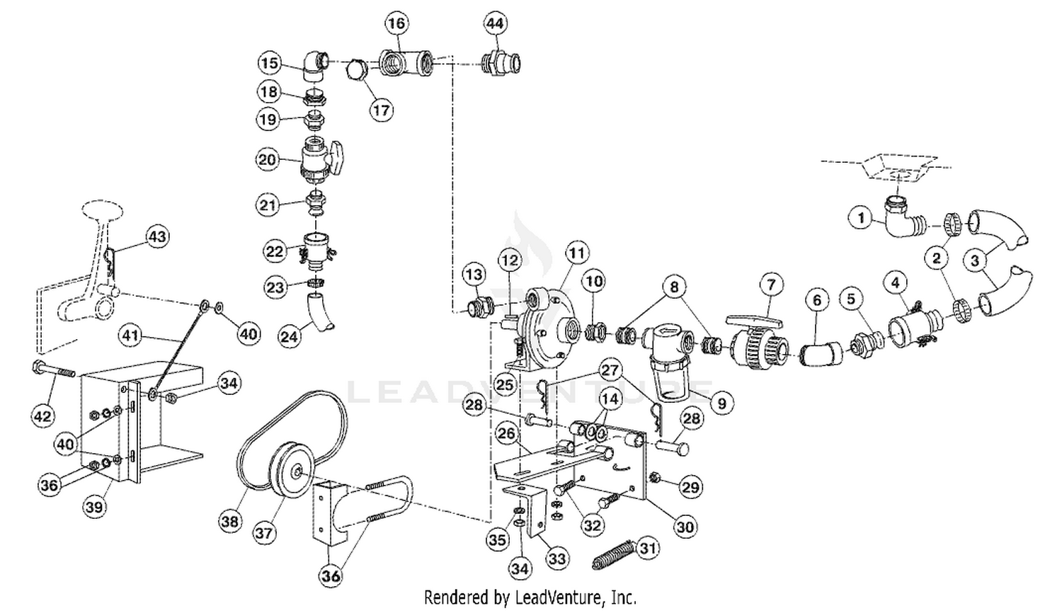 STANDARD ELECTRIC SPRAY SYSTEM PUMP SET-UP