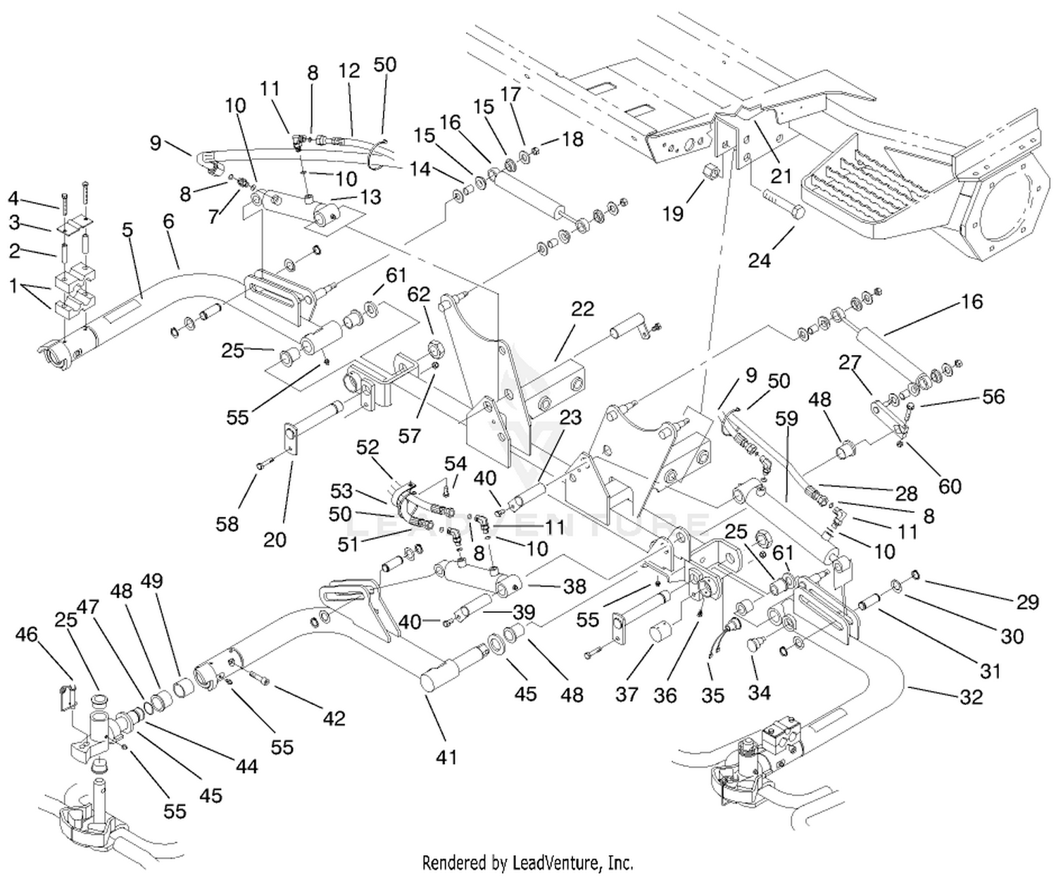Front Lift Arms Assembly