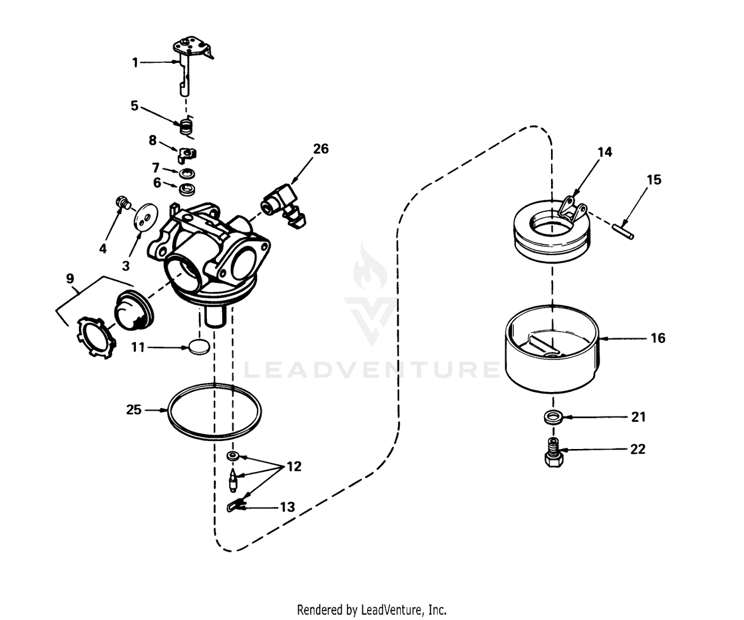 Carburetor No. 632050
