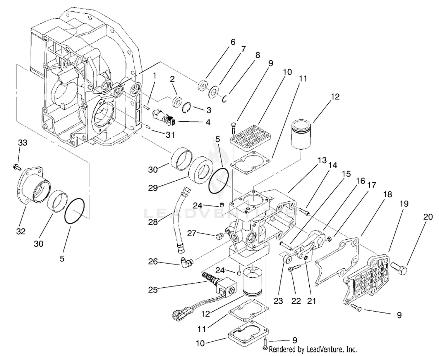 Hydraulic Housing Assembly-Control