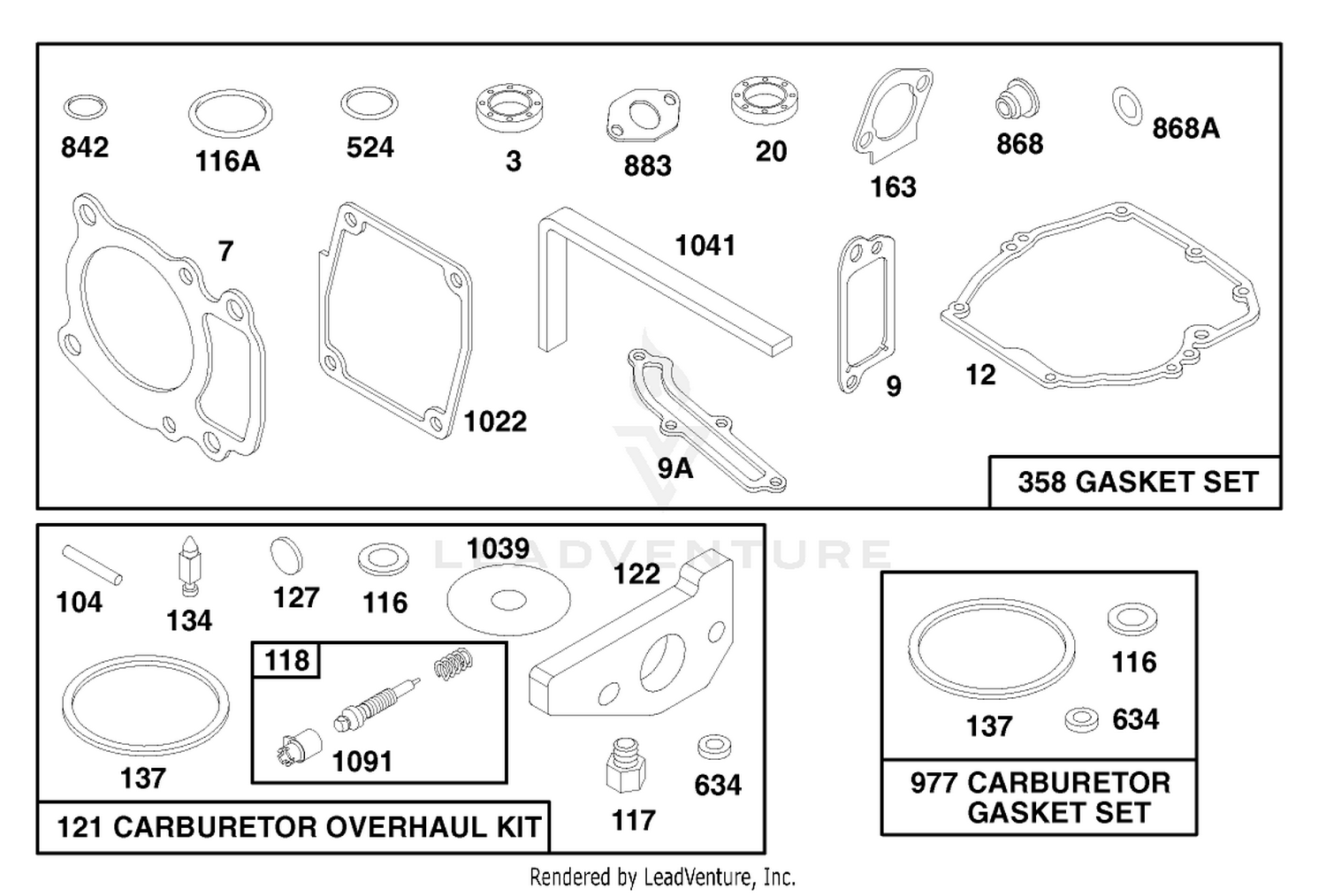 Engine Gts 150 (model No. 20475 Only) 9
