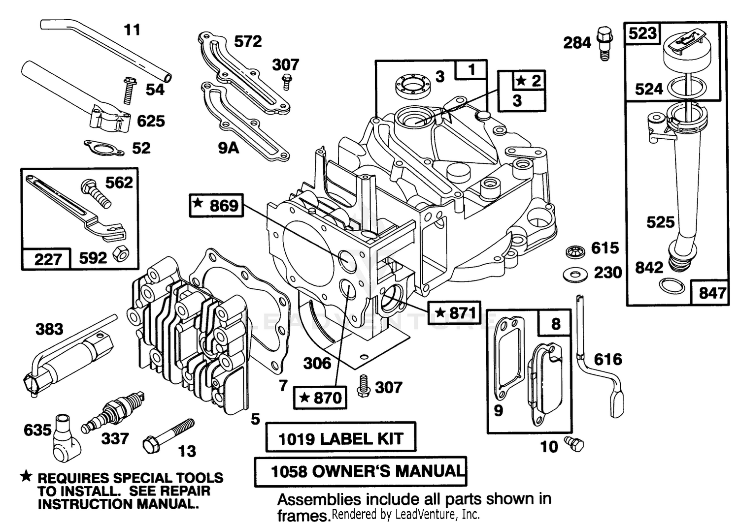 Engine Briggs  Stratton Model 127802-0513-21