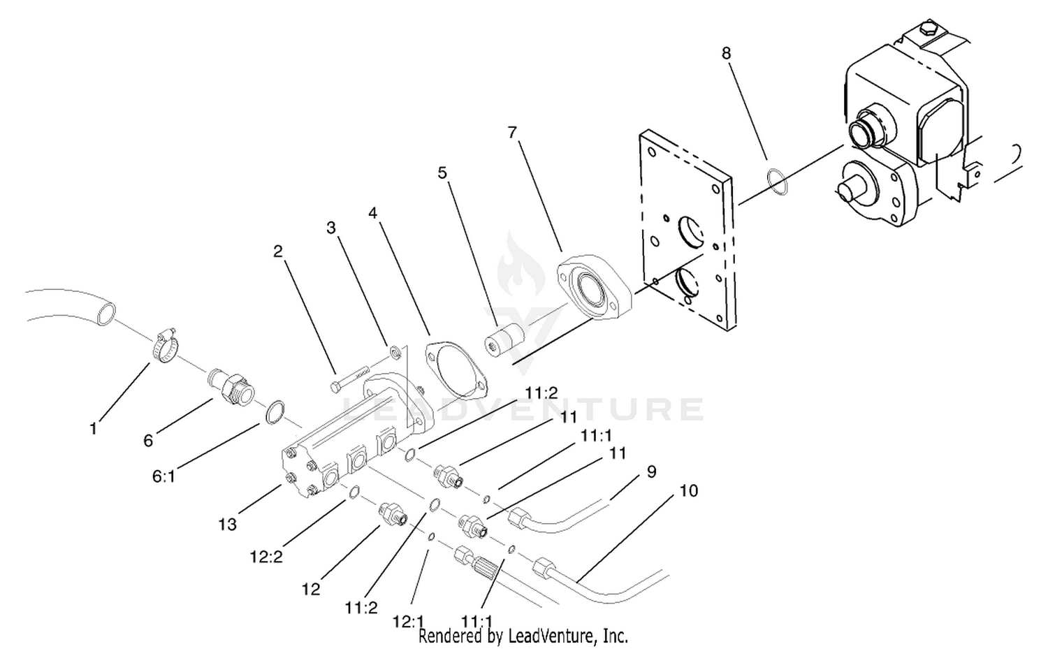 Gear Pump Installation Assembly