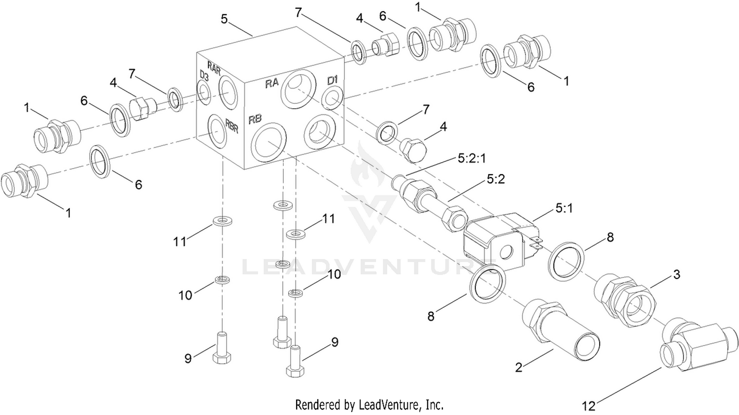 Subsystem Hydraulic Manifold Assembly