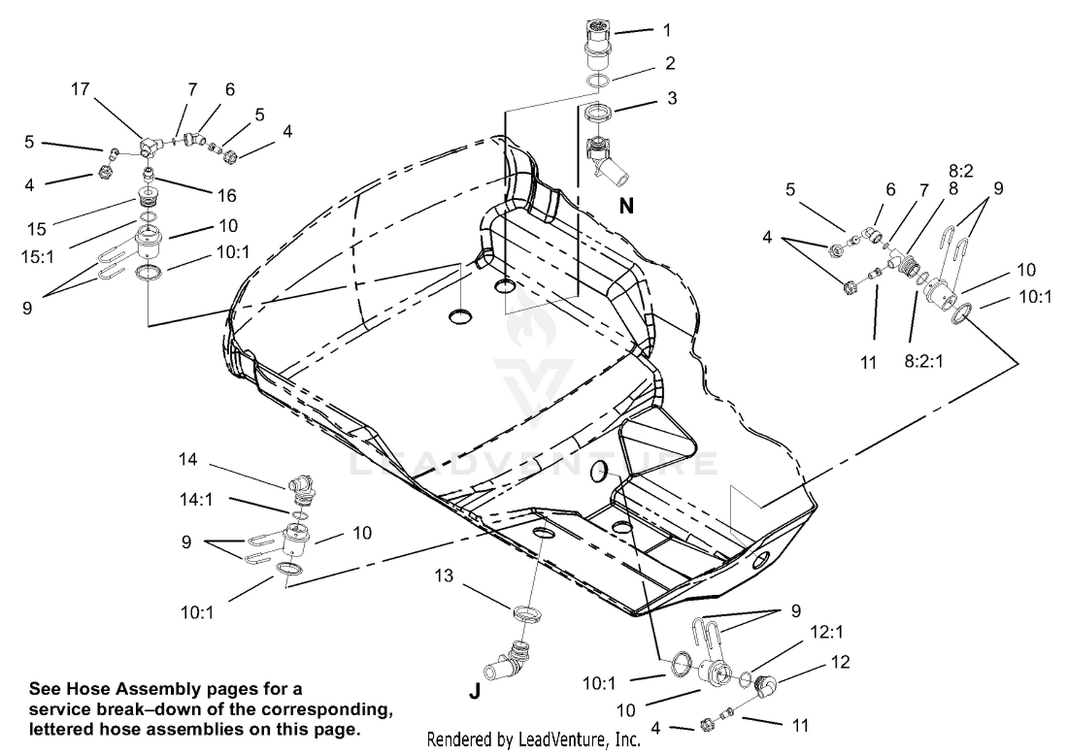 Lower Sprayer Component Assembly