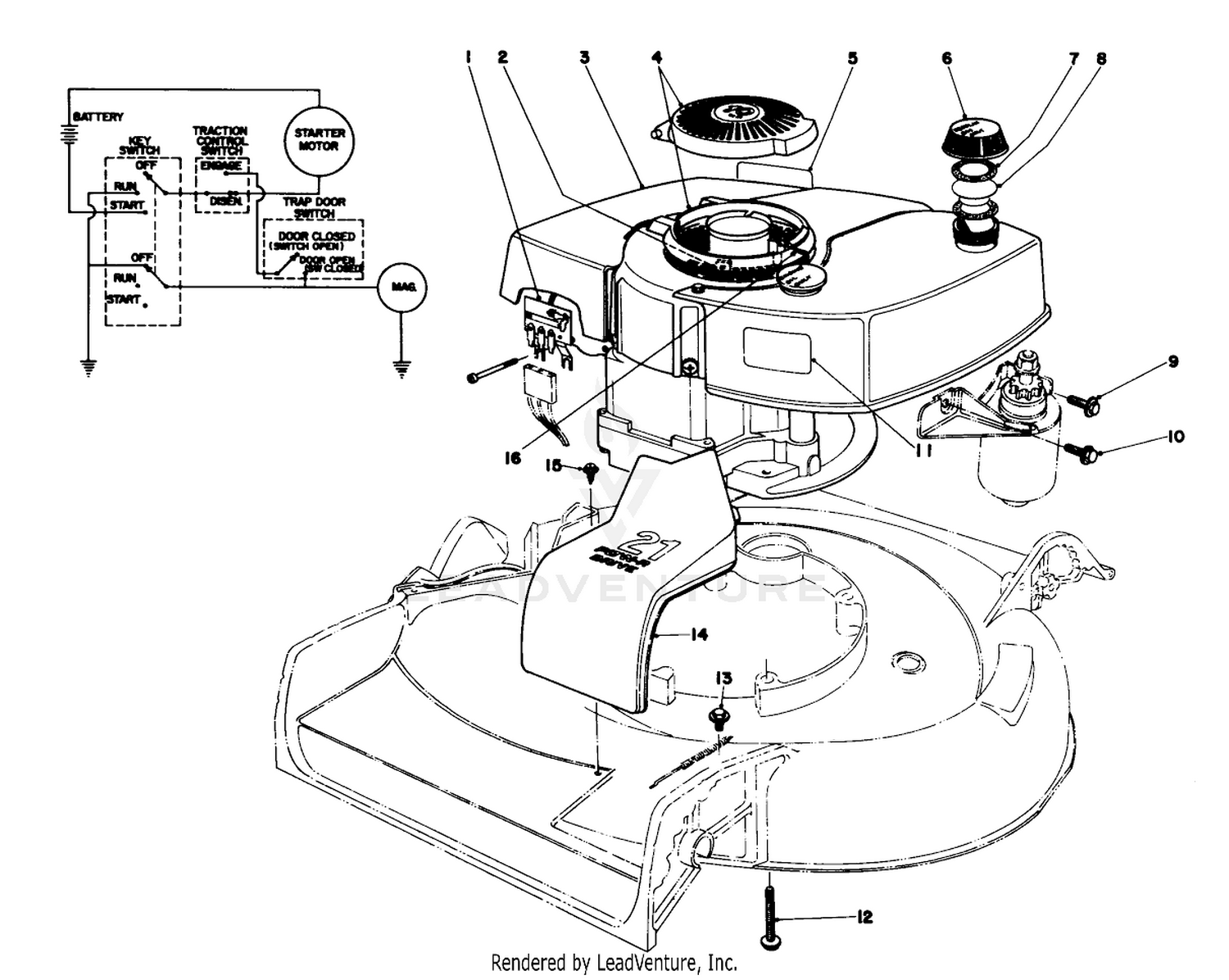 Engine Assembly Model No. 21711
