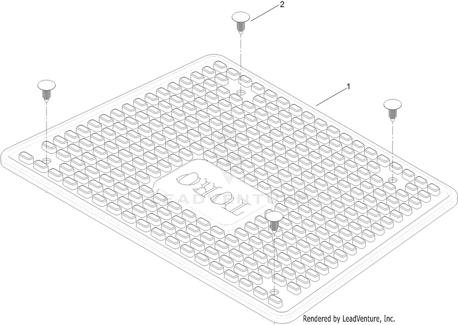 Floor Mat Assembly No. 132-6920
