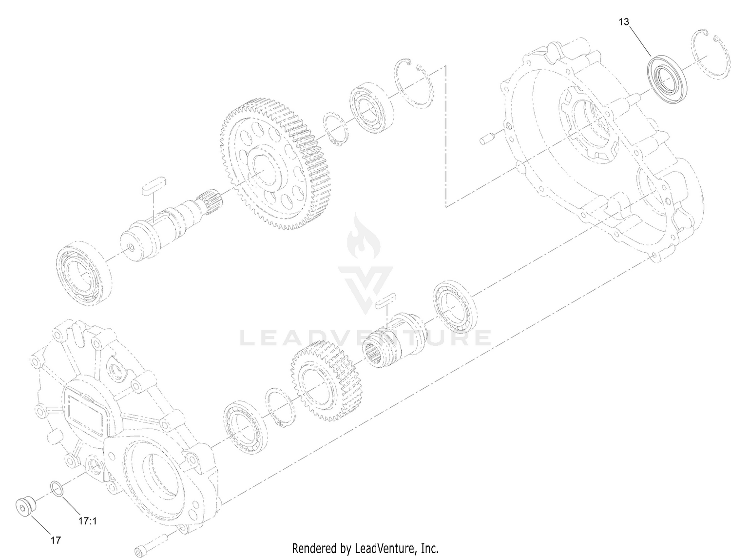 Gearbox Assembly No. 144-9715