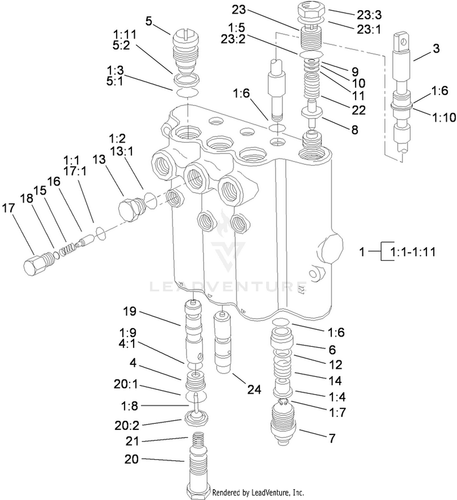 Control Valve Assembly No. 69-1780