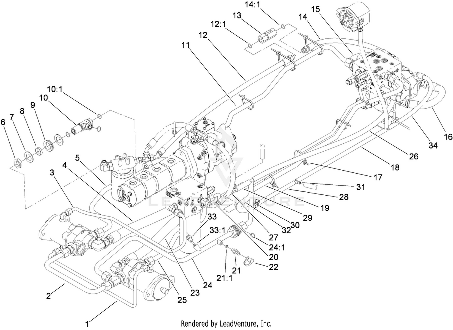 Traction Hydraulic Assembly
