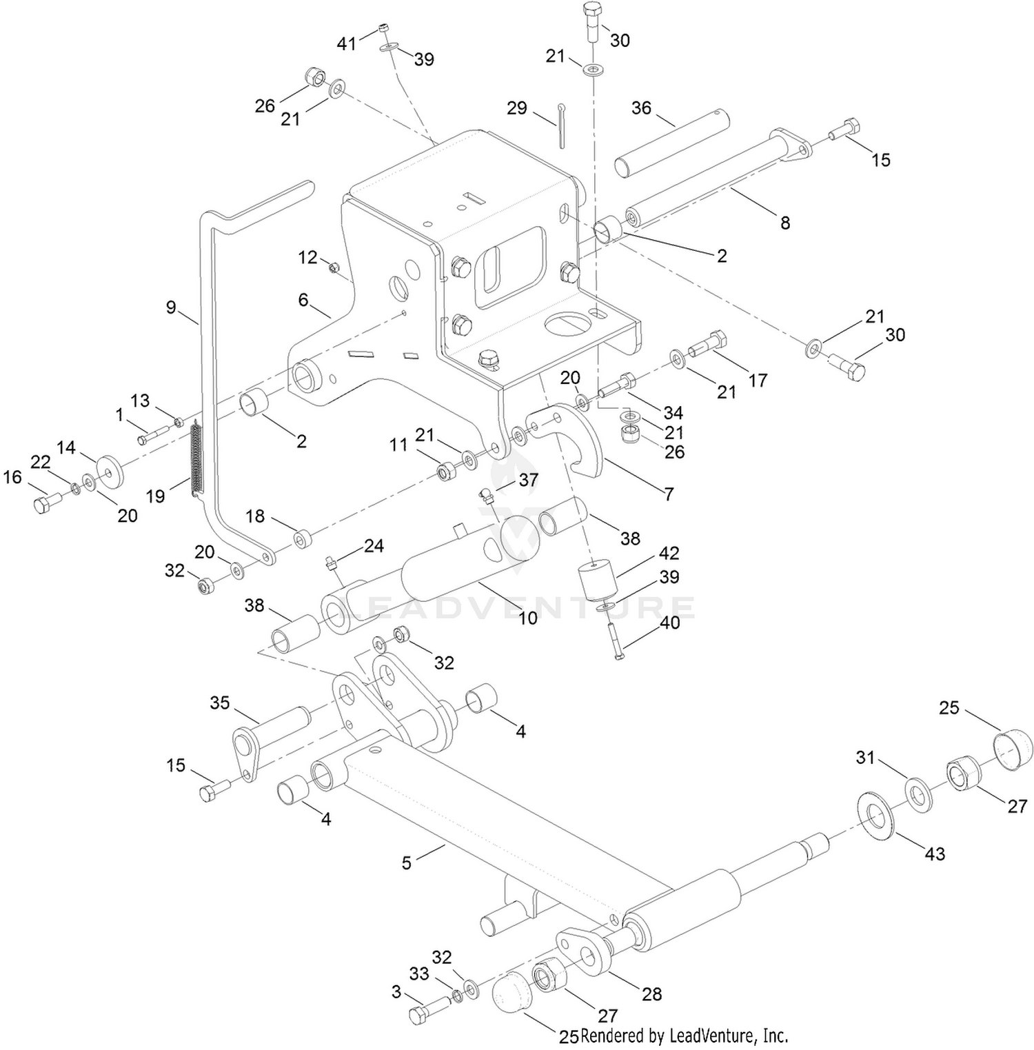Center Arm Assembly
