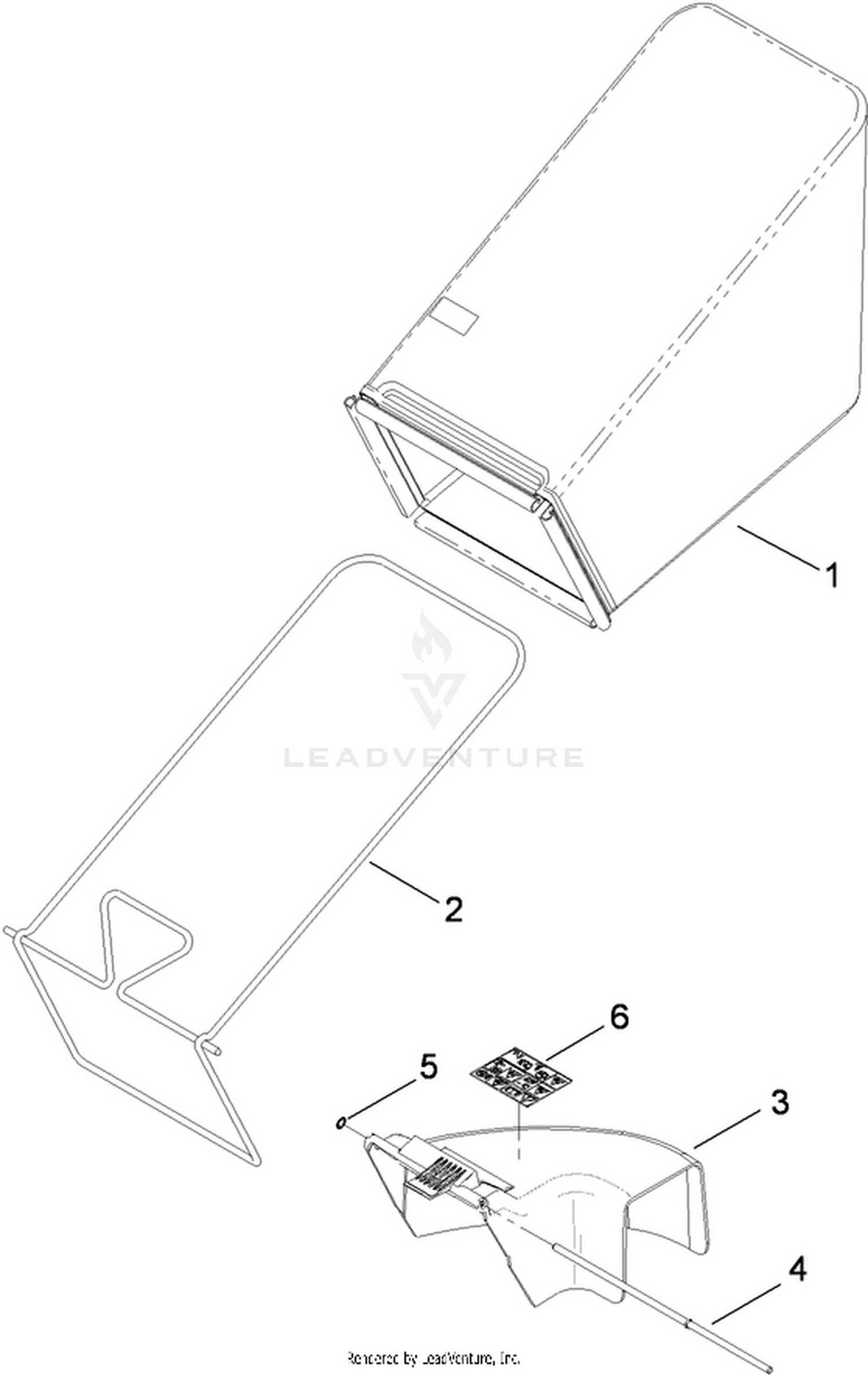 Grass Bag Assembly