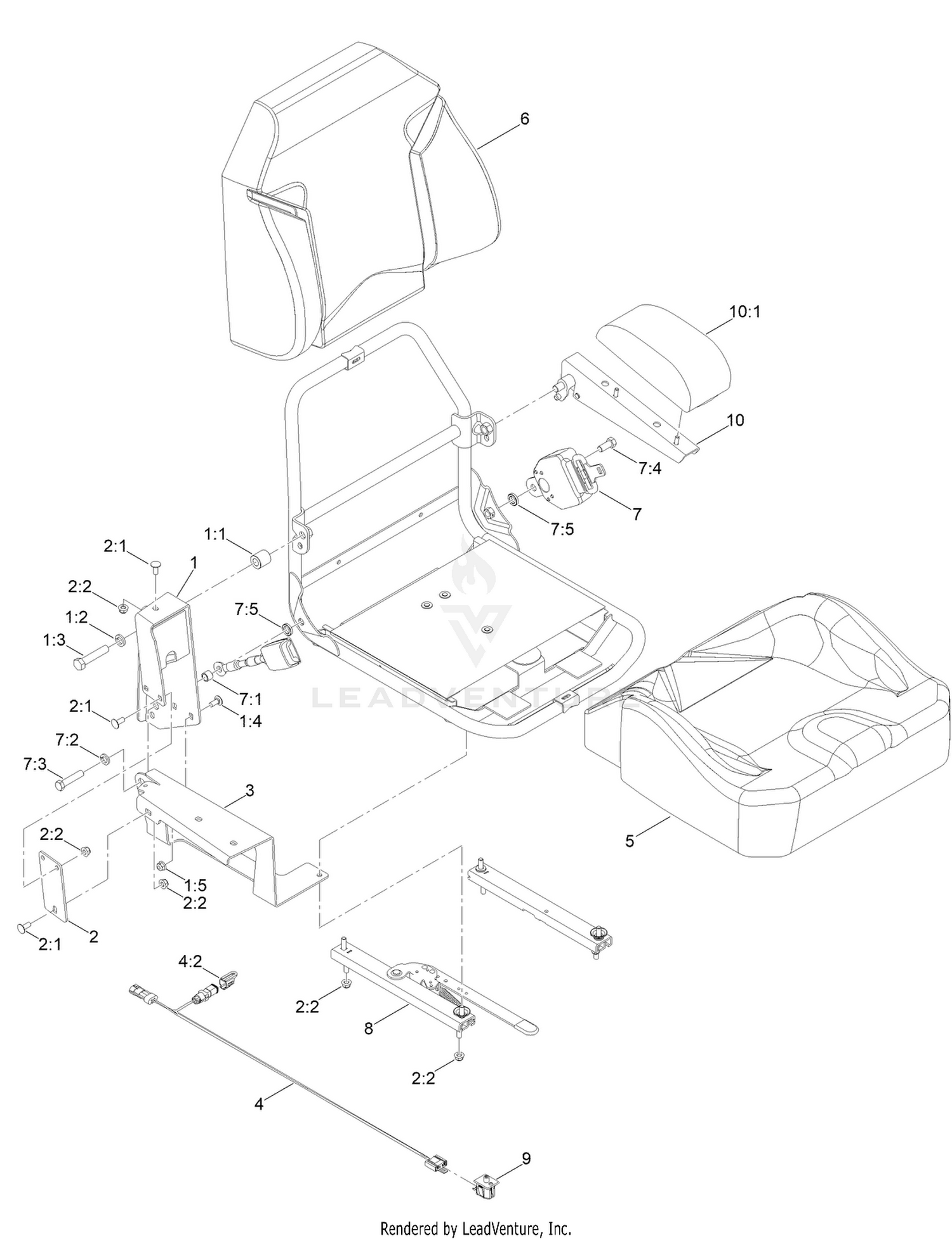 Standard Seat Kit Assembly