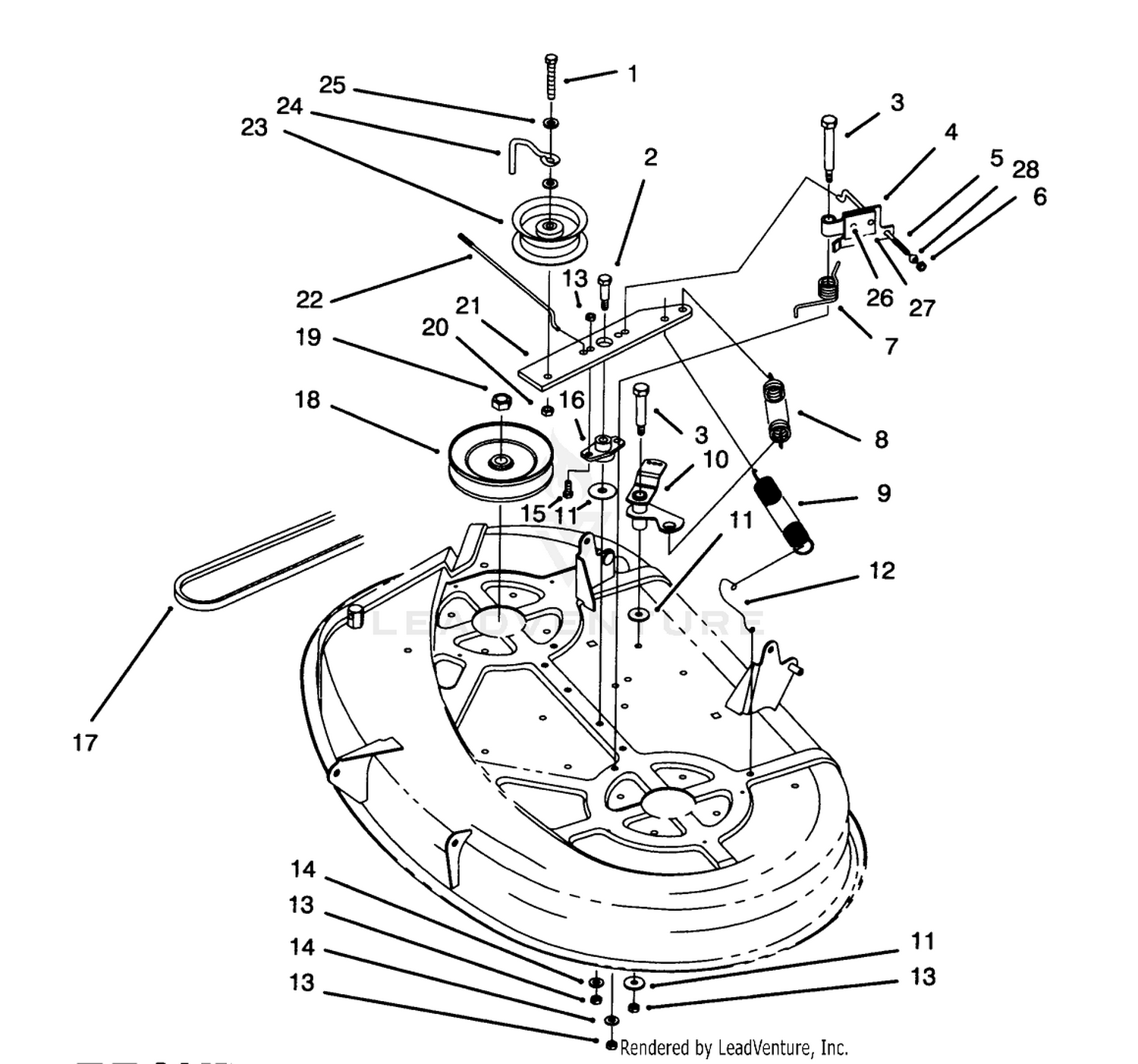 Brake Assembly (38" Cutting Unit)
