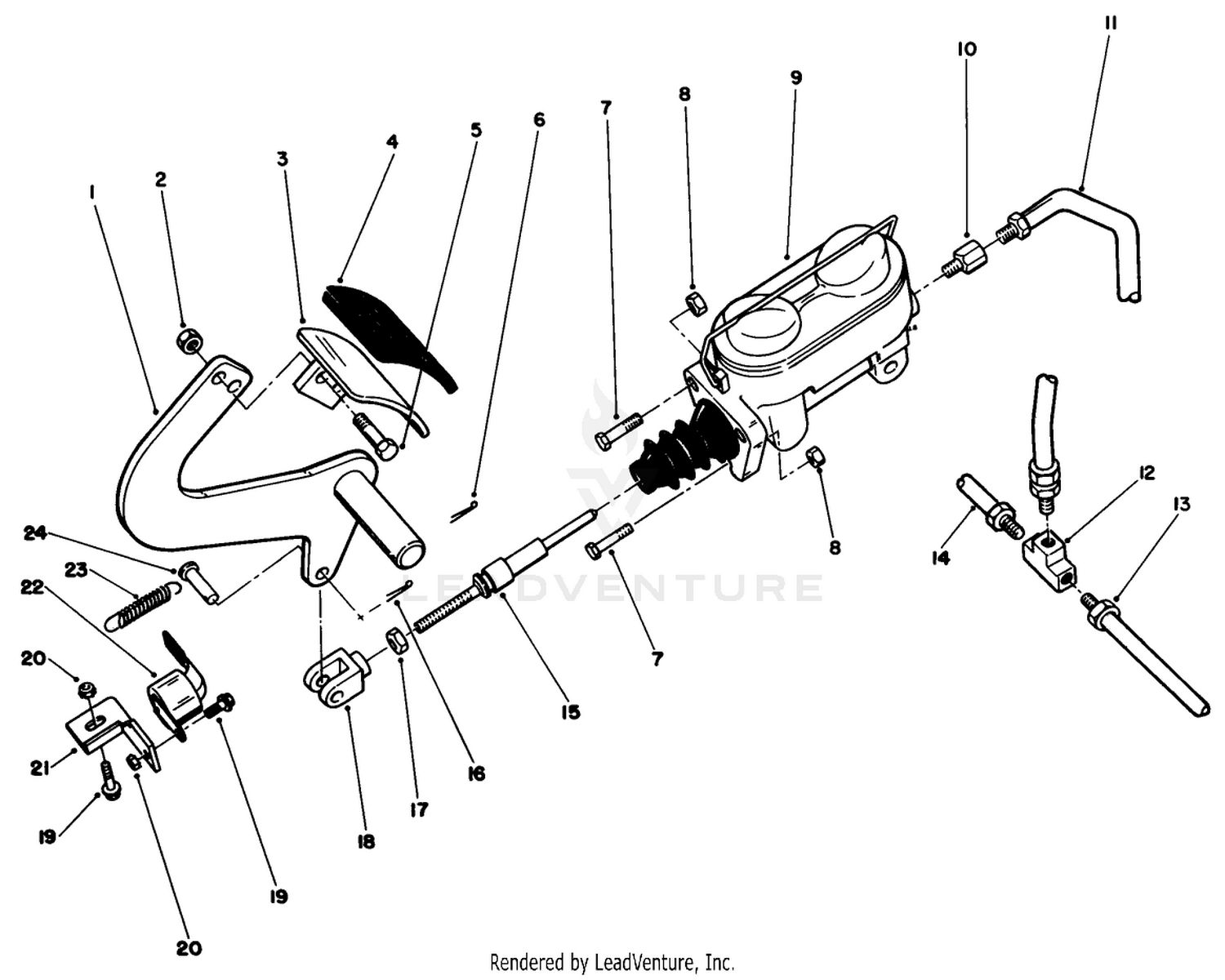 Service Brake Assembly