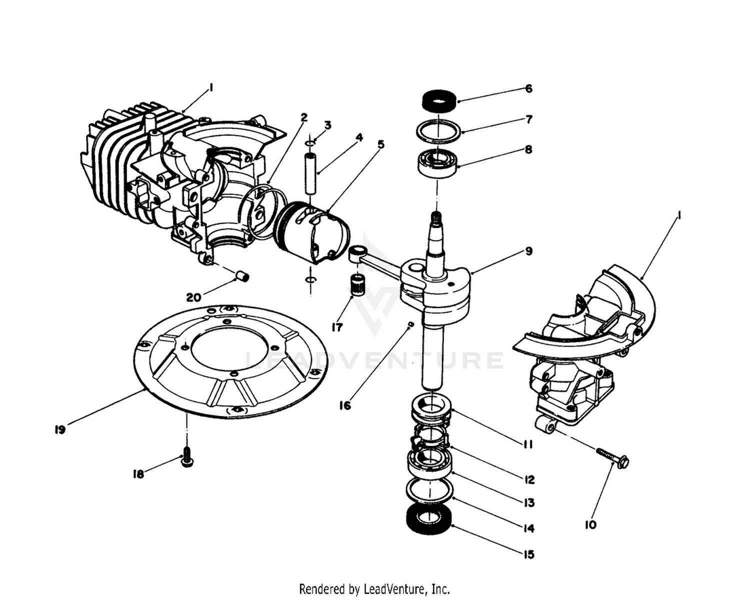 Crankshaft Assembly (model No. 47pj8)