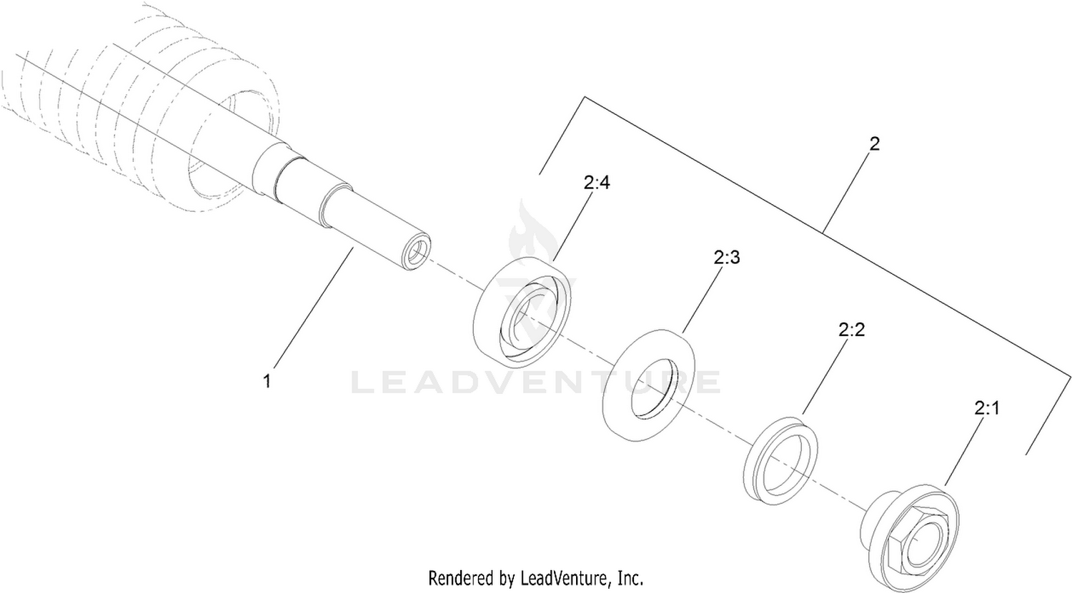 Shaft Replacement Kit Assembly No. 108-8625