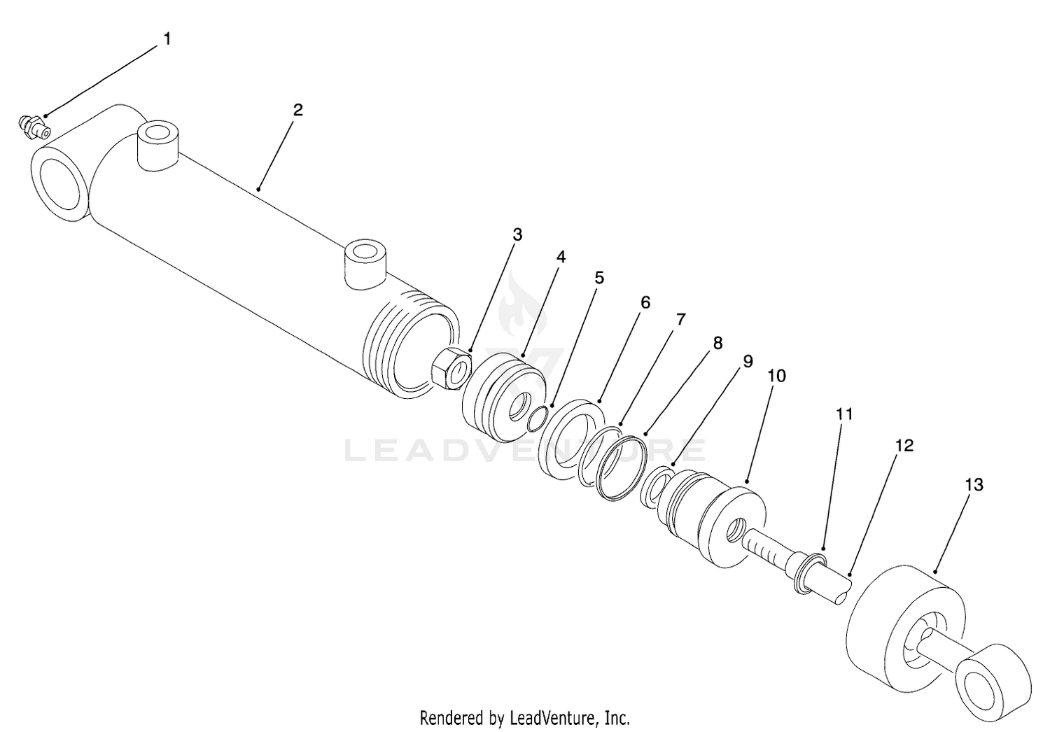 Hydraulic Cylinder No. 93-7555