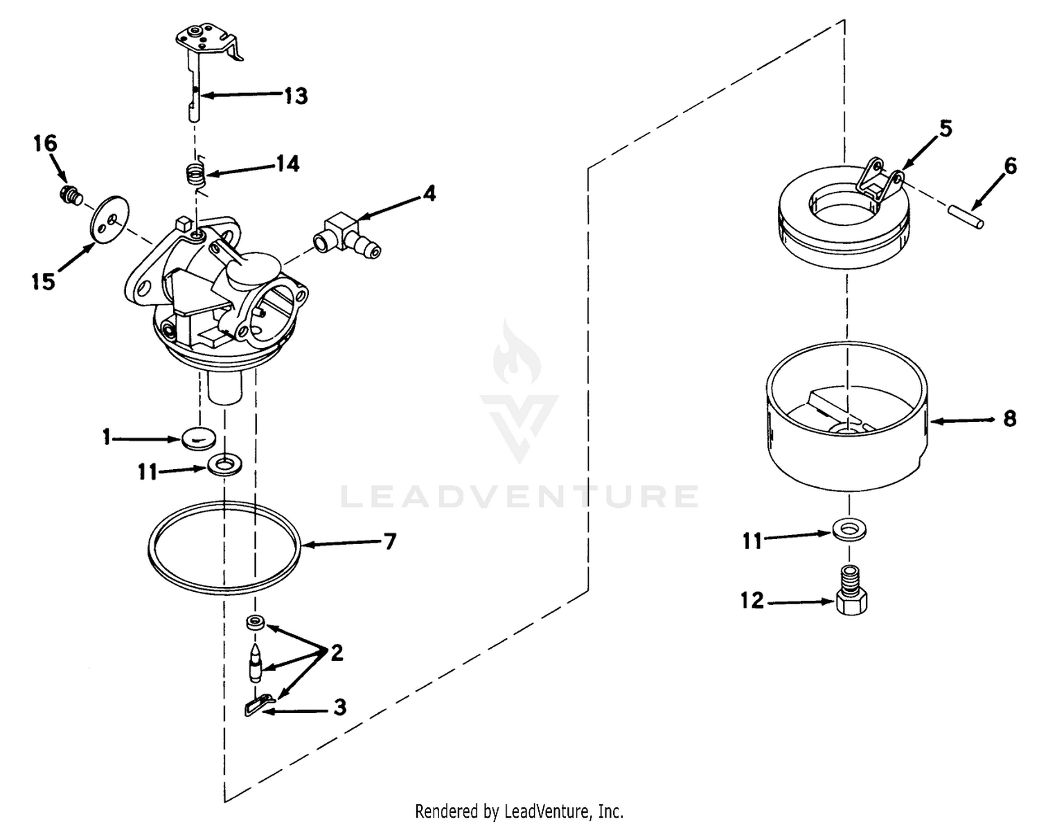 Carburetor No. 631612