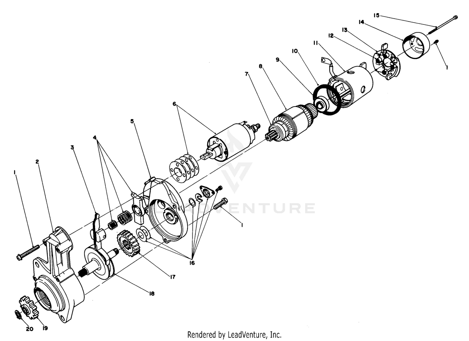 Starter Assembly No. 46-7610