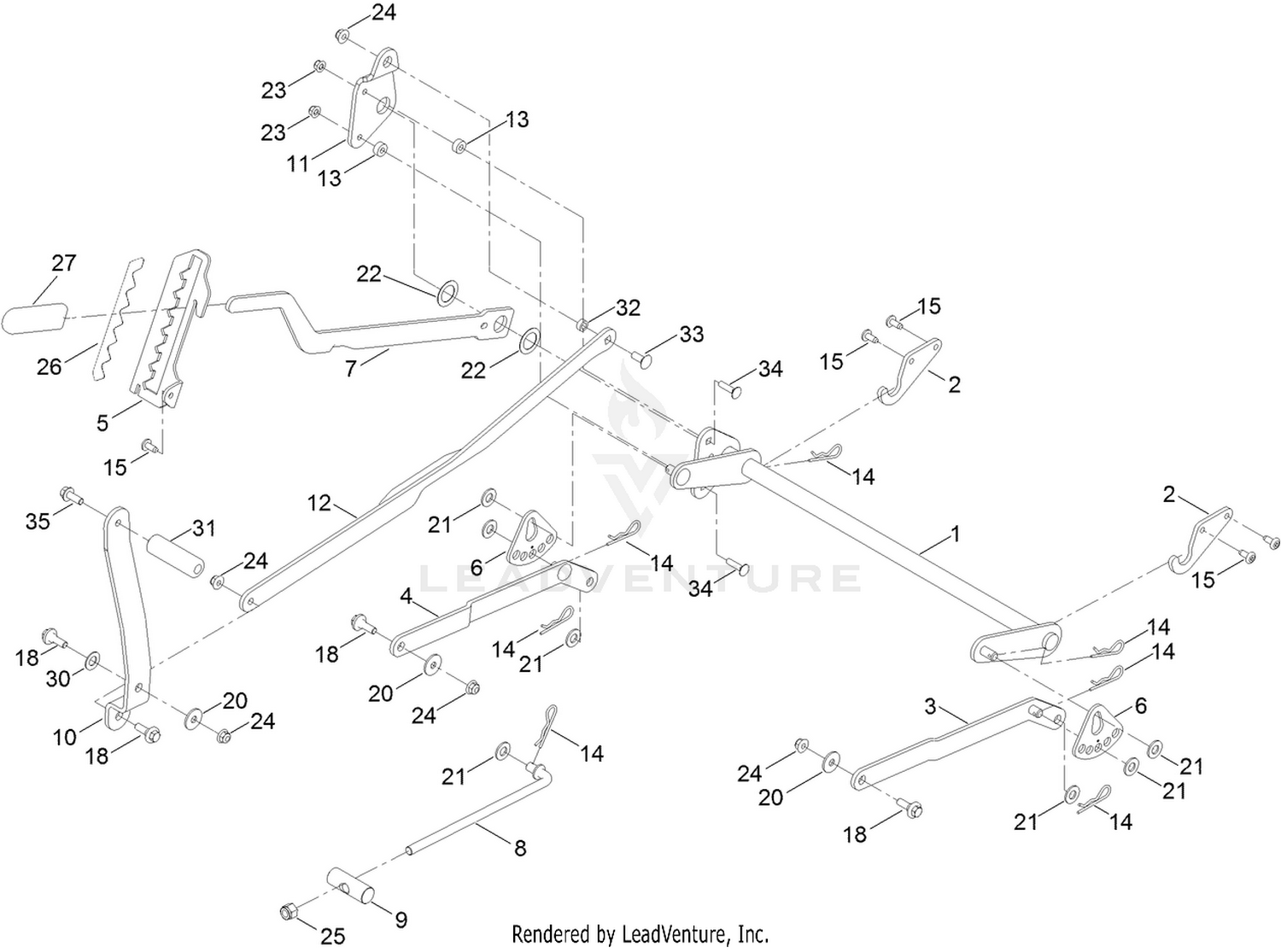 Deck Lift Assembly