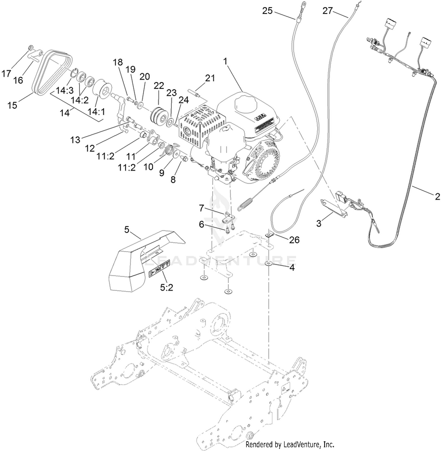 Engine Conversion Kit Assembly No. 139-5636
