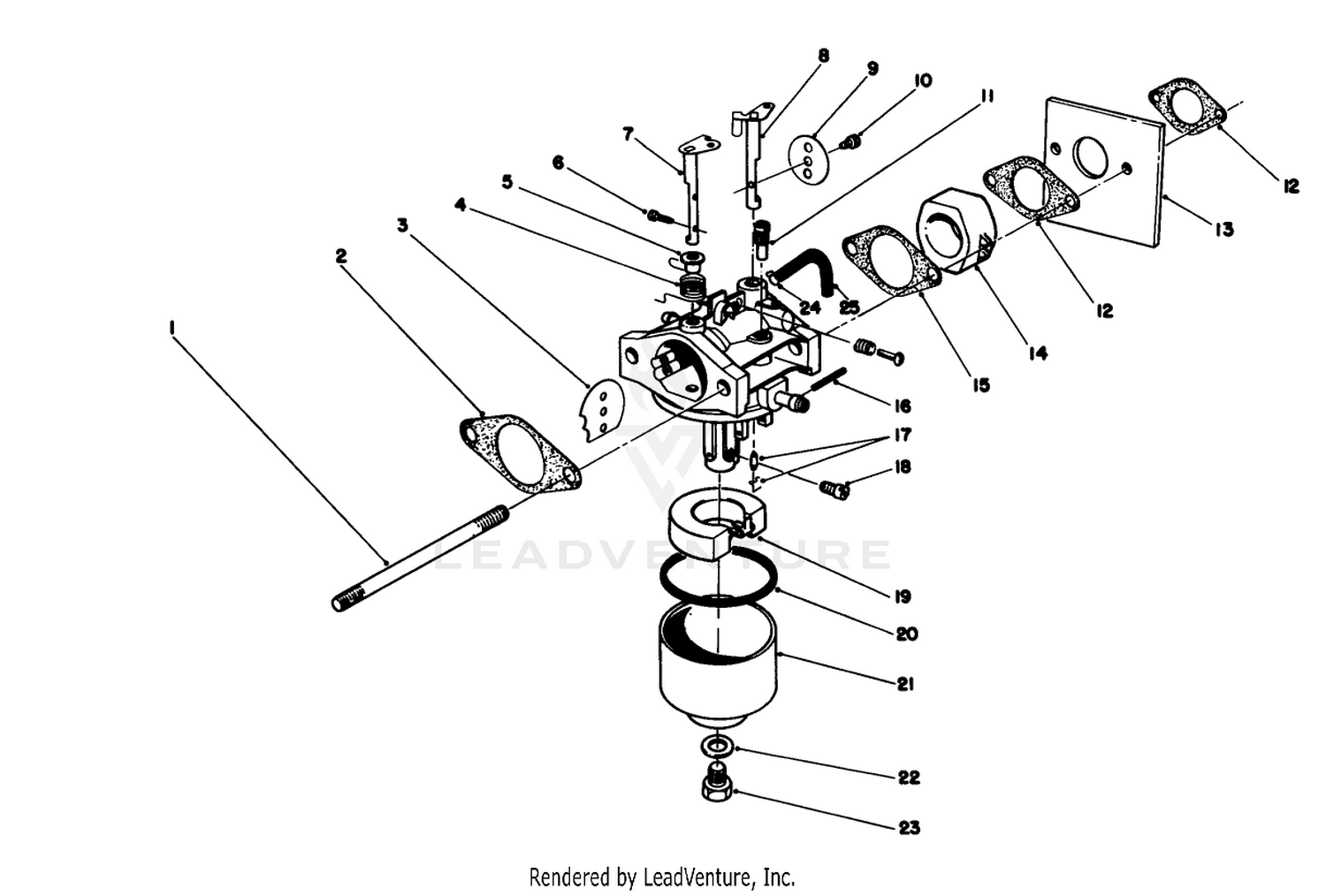 Carburetor Assembly (model No. 47ph-7)