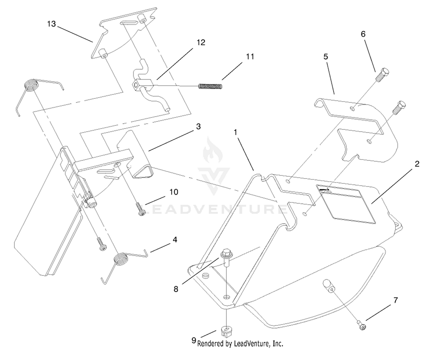 Discharge Chute Assembly (model No. 20458 Only)