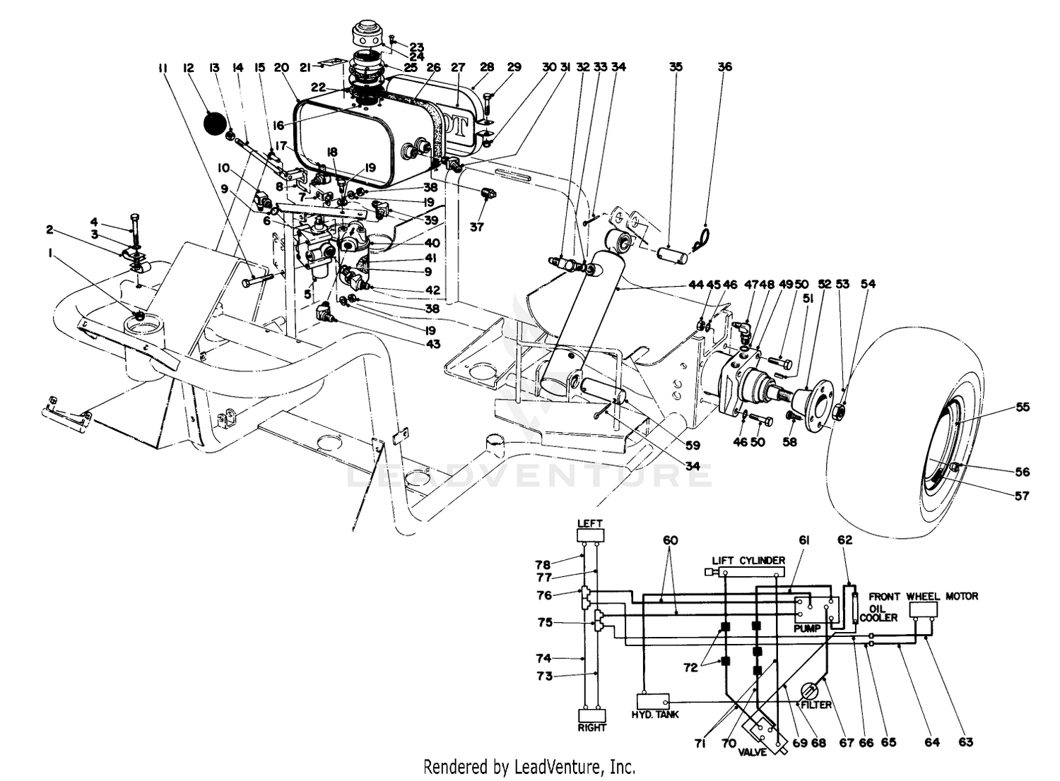 Hydraulic Tank And Systems Diagram