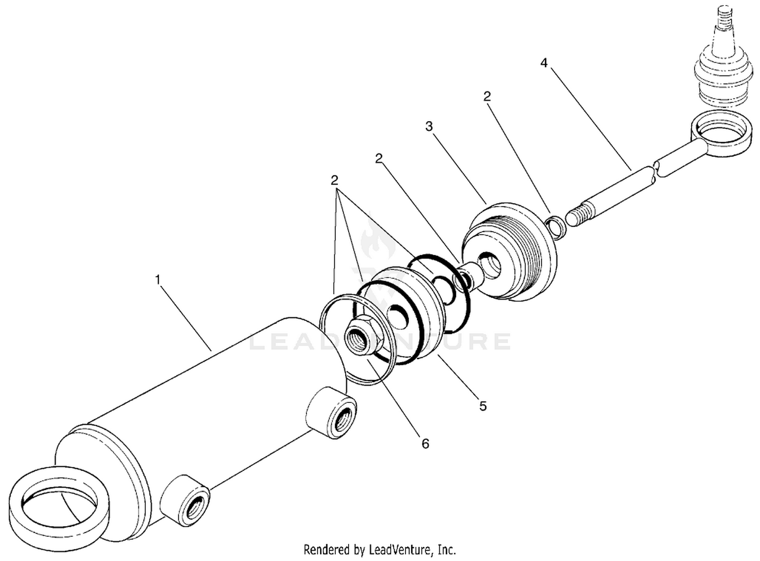 Hydraulic Cylinder No. 92-7828