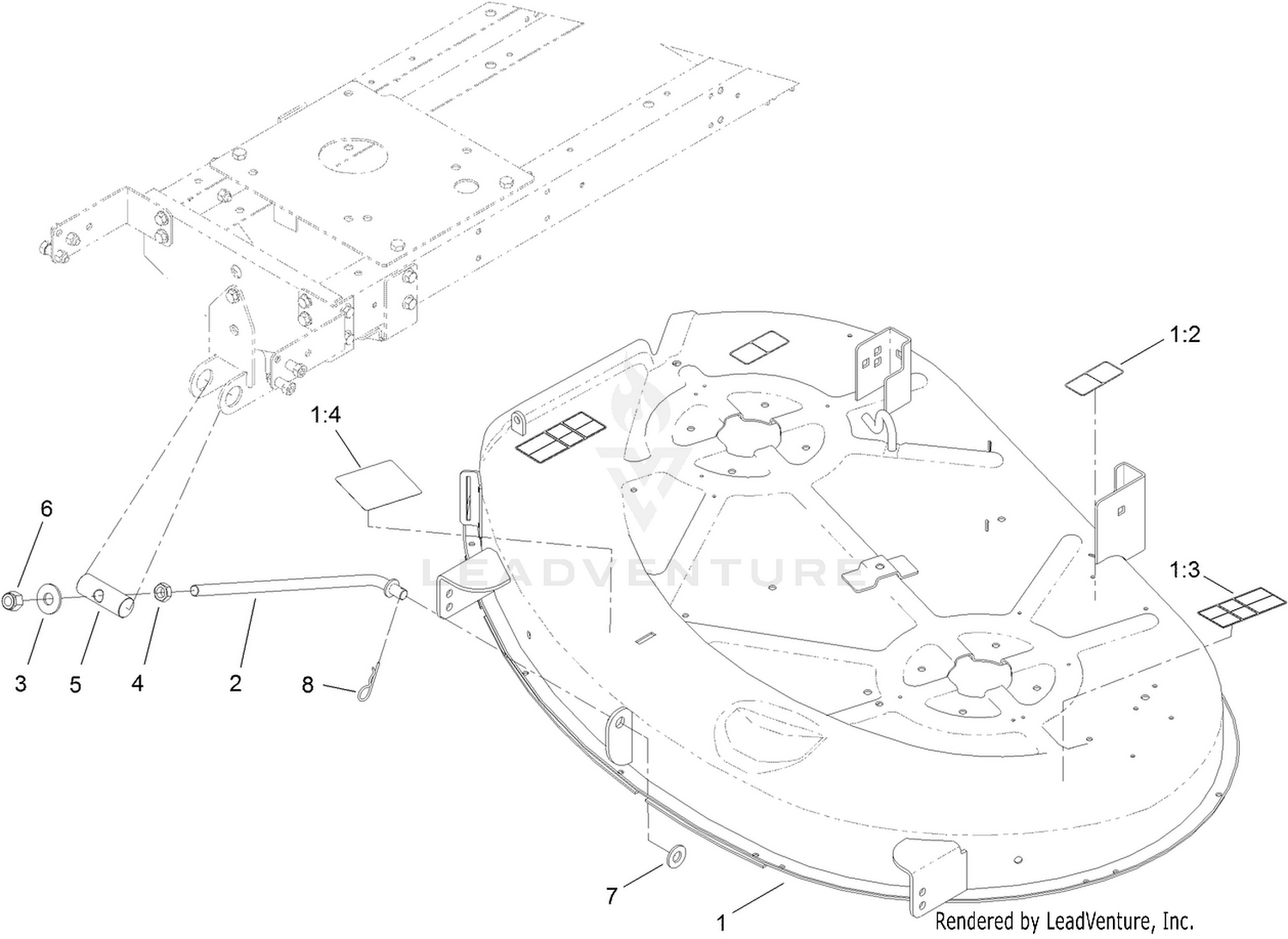 42 Inch Deck Assembly