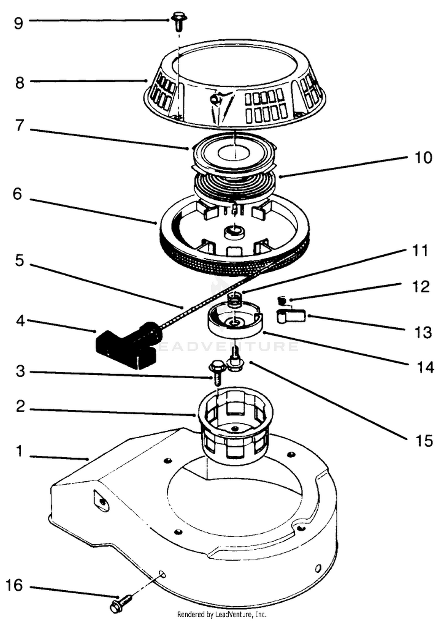 Recoil Assembly (model No. 47pr4-7)