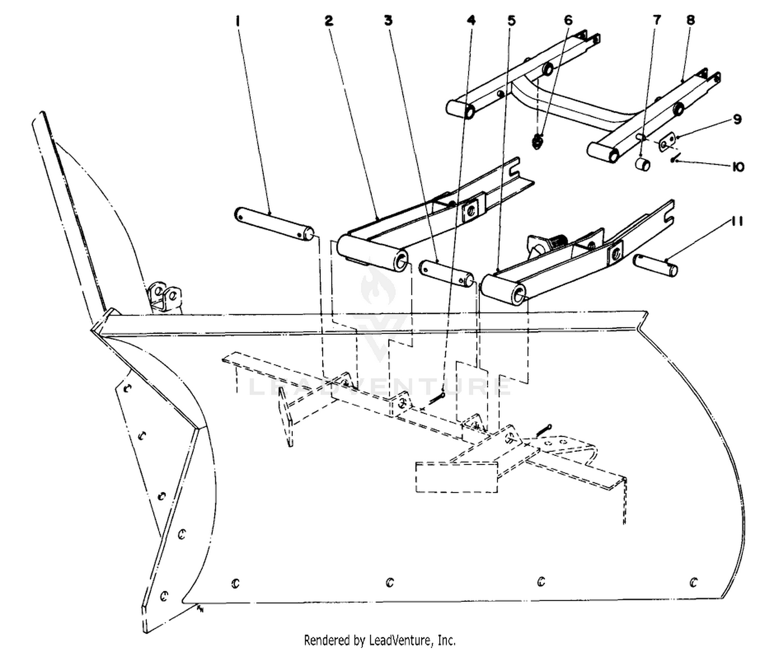 V-Plow Installation Kit Model No. 30755 (optional)