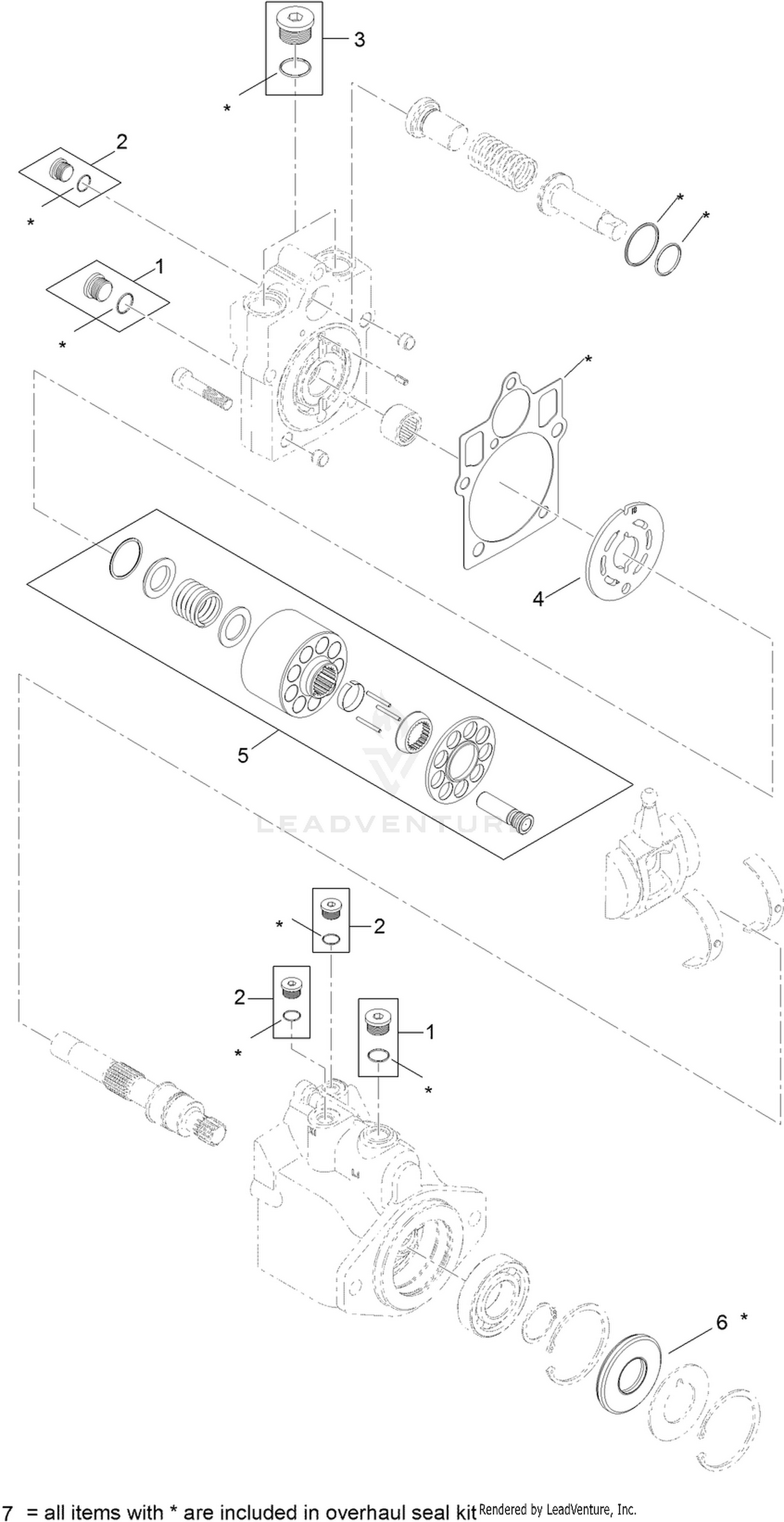 Hydraulic Motor Assembly No. 120-8812