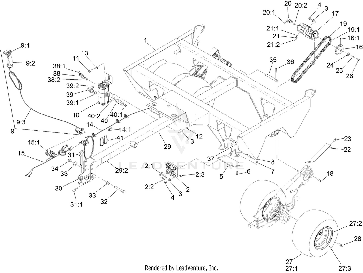 Cradle and Trailer Assembly