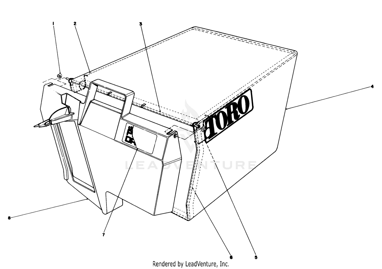 Grass Bag Assembly No. 11-0189