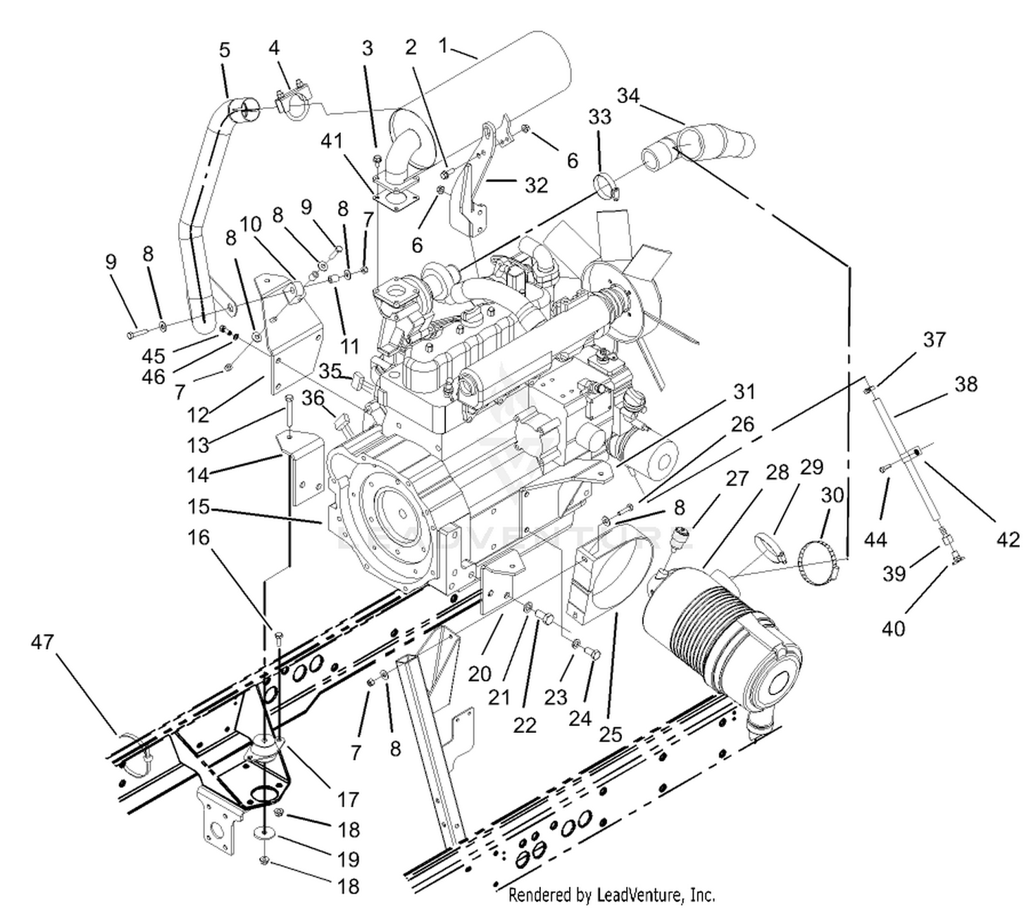 Engine Installation Assembly