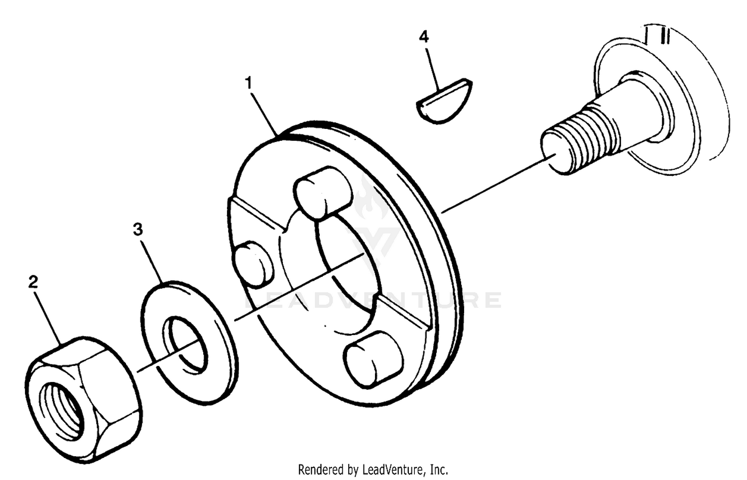 Front Drive Pully Assembly