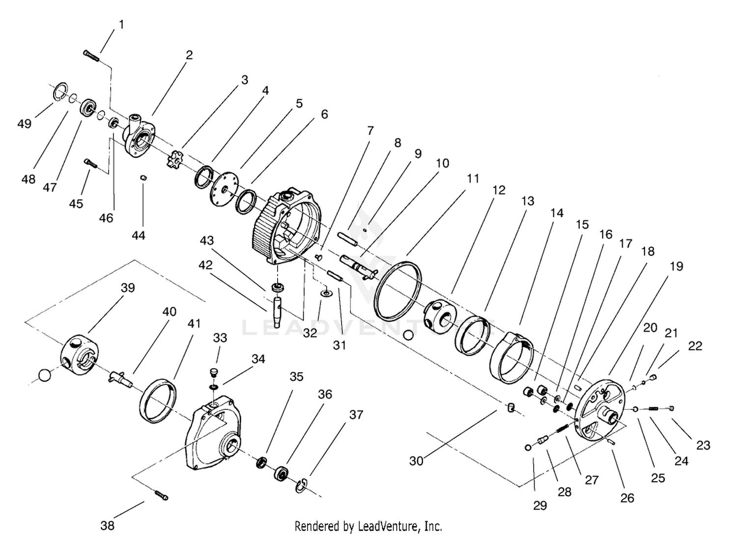 Hydrostatic Transmission Assembly No. 98-0777