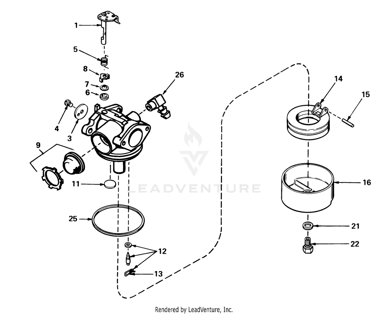 Carburetor No. 632050