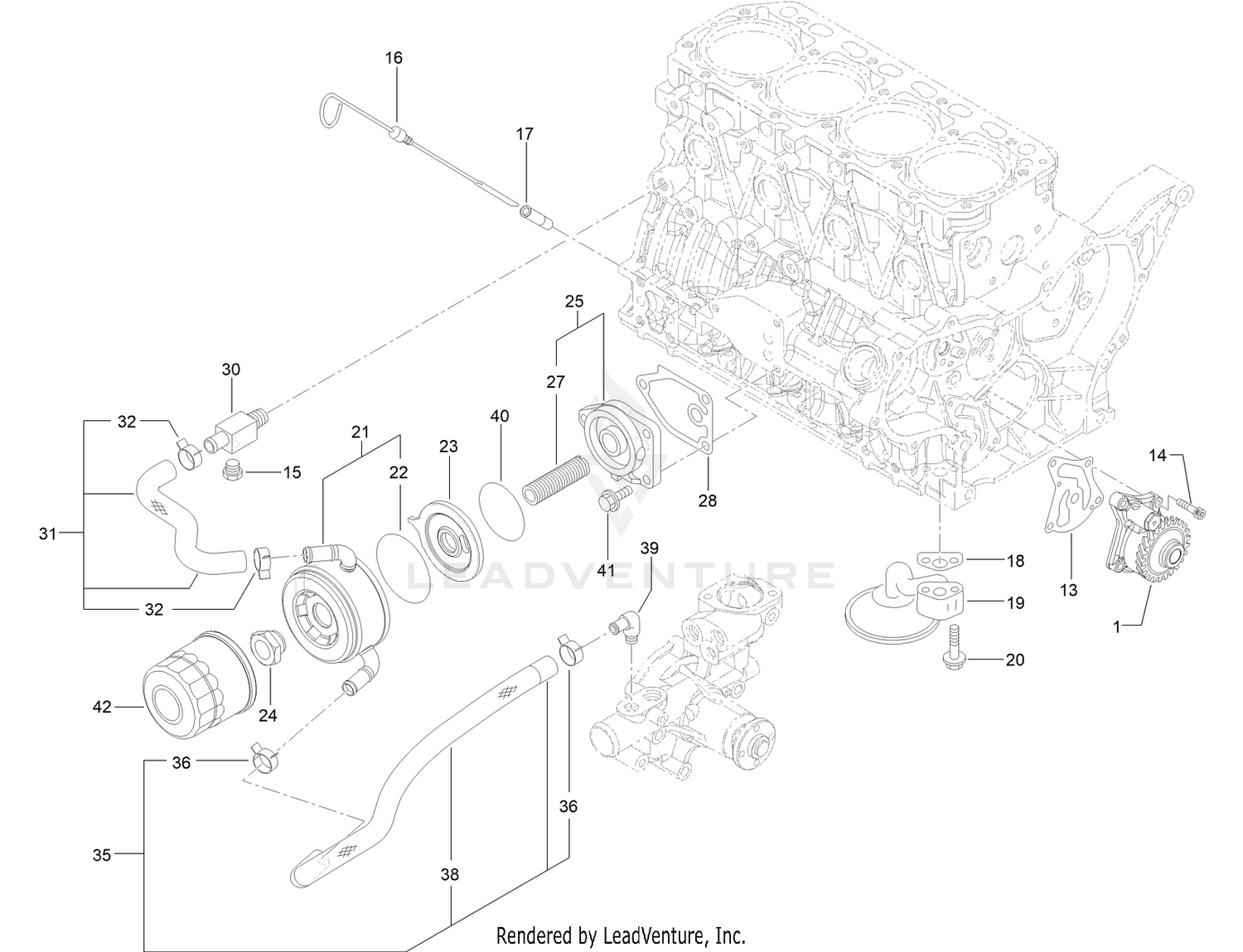 Lubrication and Oil System Assembly