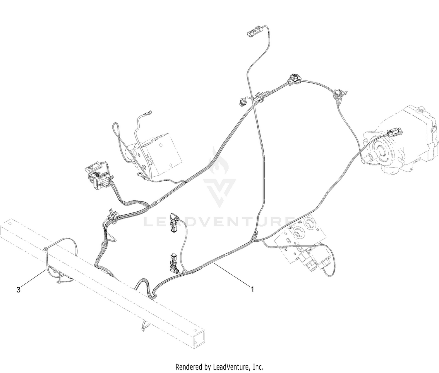 Rear Wire Harness Assembly