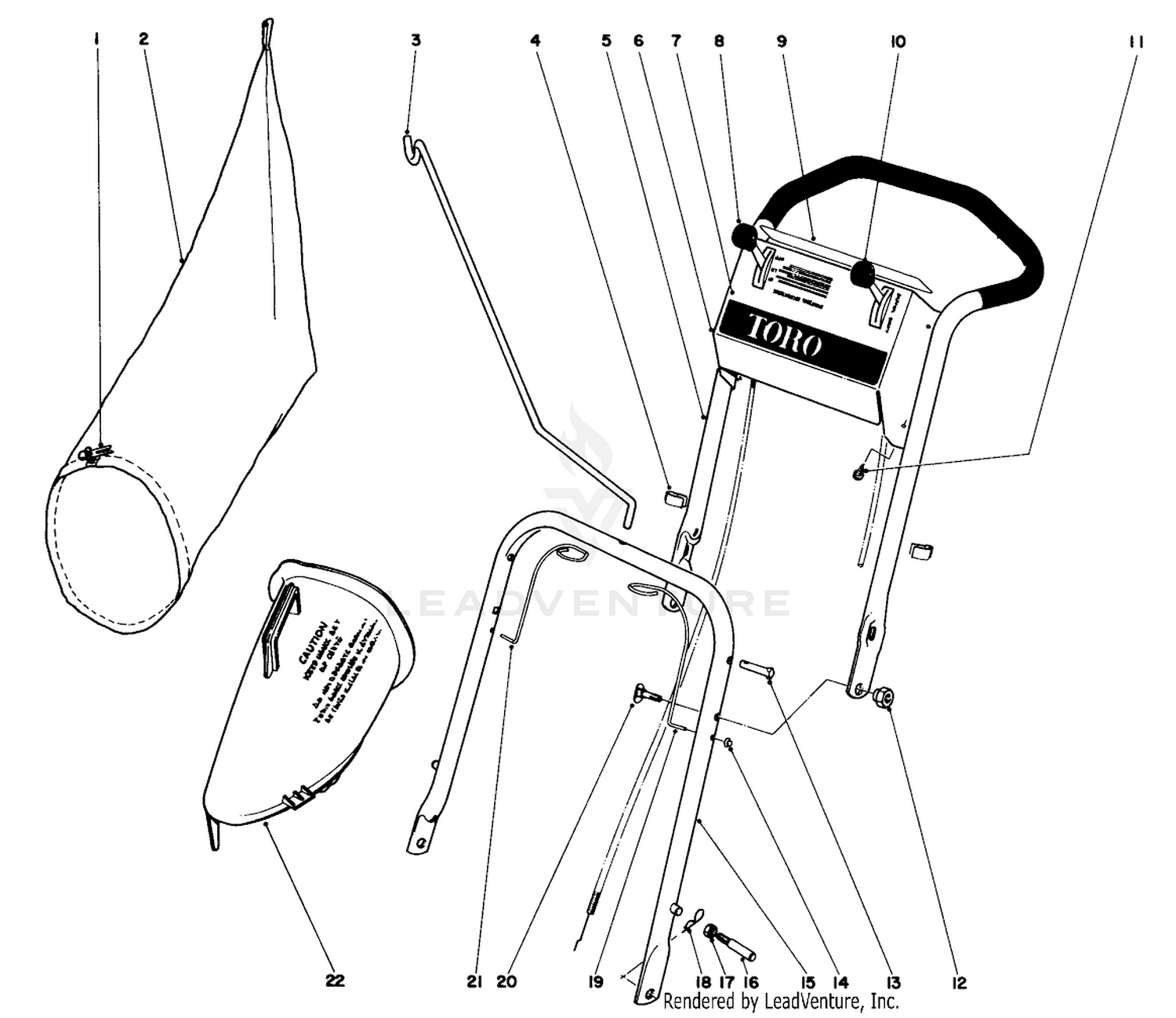 Handle Assembly Model No. 21273