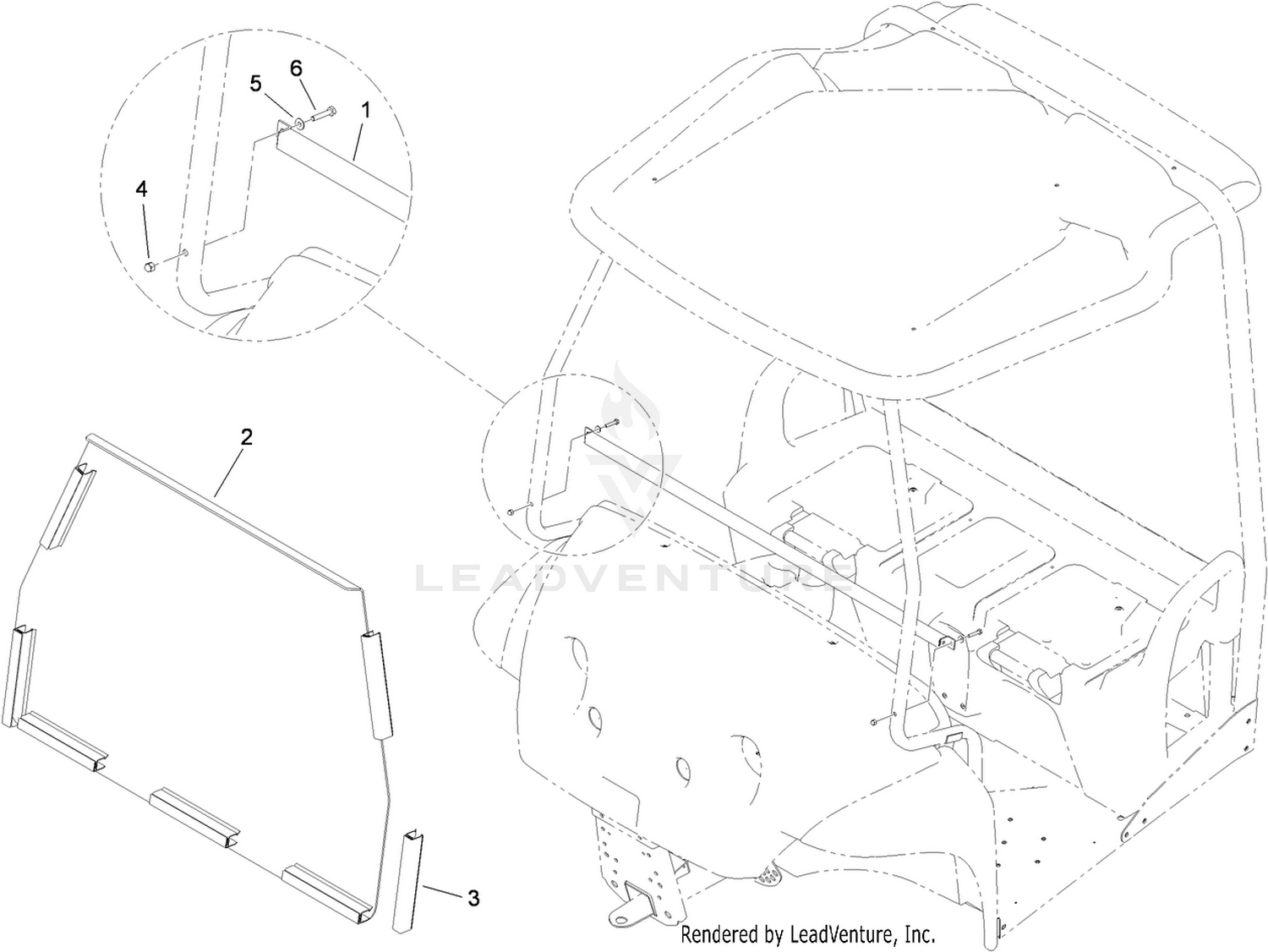Windshield Kit Assembly