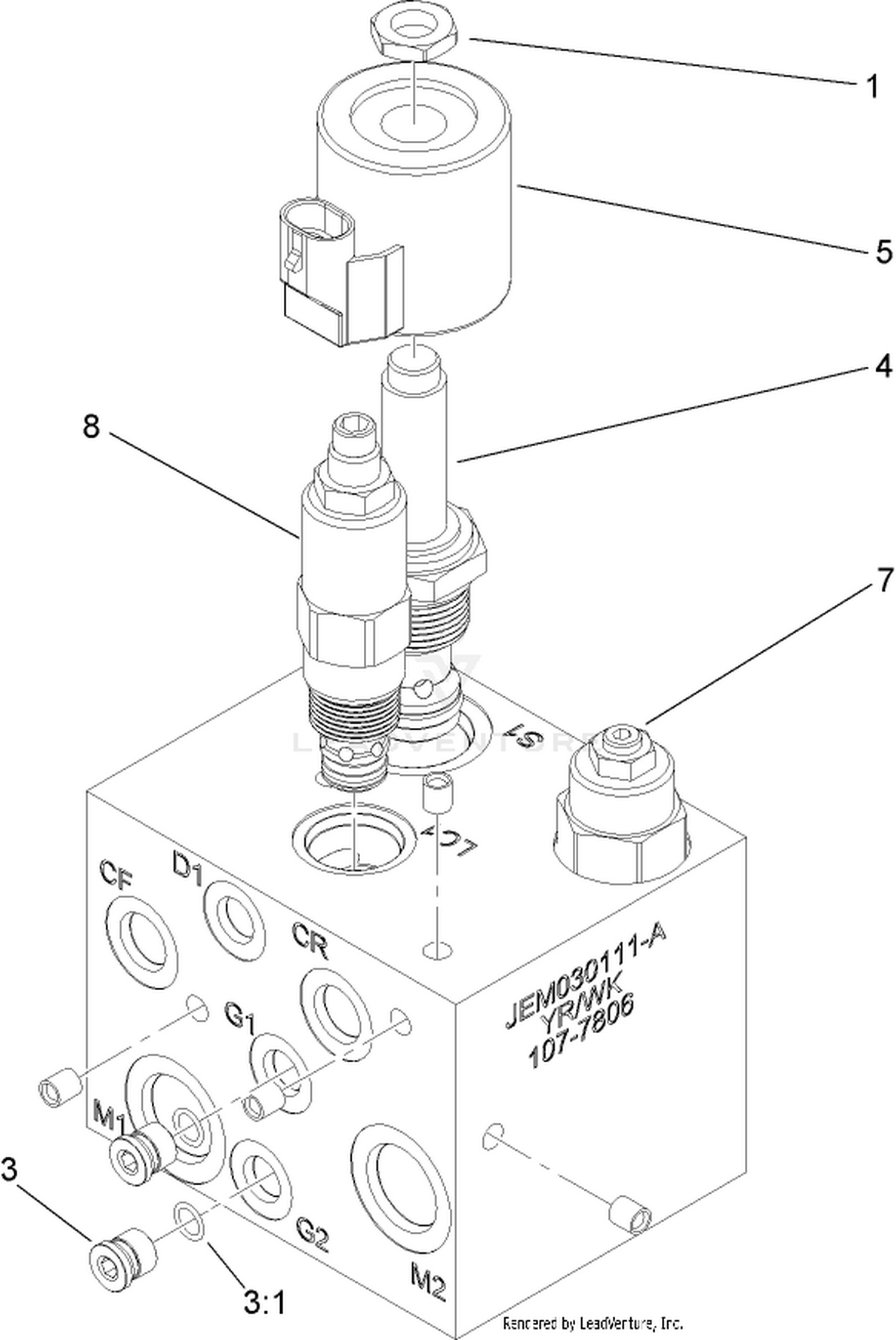 Manifold Block Assembly No. 107-7806
